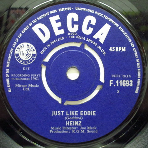 HEINZ - Just Like Eddie (UK Orig.7")