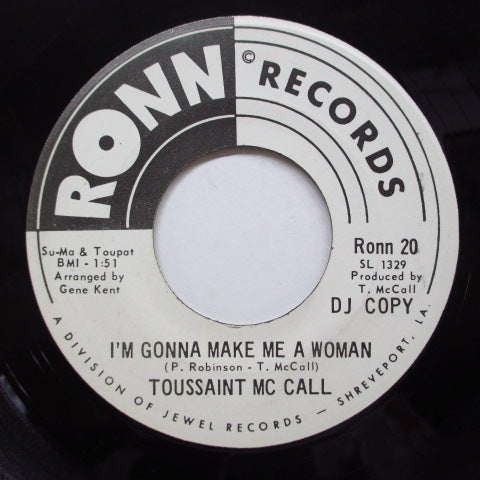 TOUSSAINT McCALL - I'm Gonna Make Me A Woman (Promo)