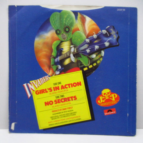 INVADERS, THE (ジ・インヴェーダーズ)- Girl’s In Action (UK オリジナル 7"+マット・ソフト紙ジャケ)