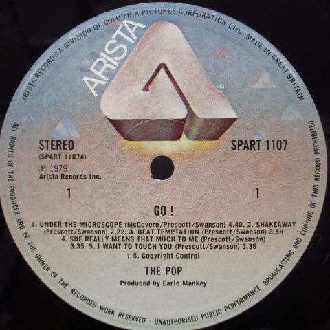 POP, THE - Go! (UK Orig.LP/CS)