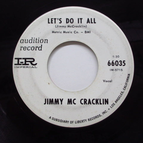 JIMMY McCRACKLIN - Let's Do It All / Just Like It Is