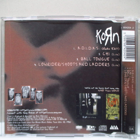 KORN (コーン) - A.D.I.D.A.S. (UK オリジナル CD/664204 2)