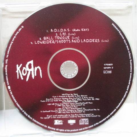 KORN (コーン) - A.D.I.D.A.S. (UK オリジナル CD/664204 2)