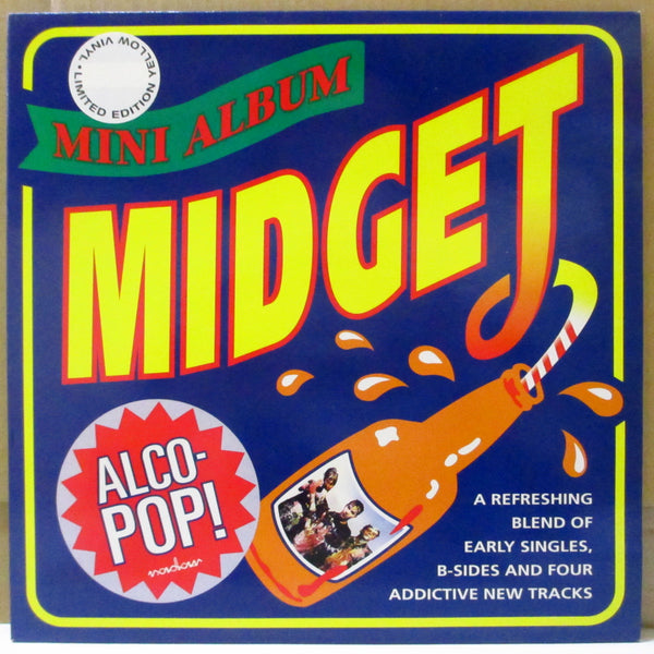 MIDGET (ミジェット)  - Alco-Pop! (UK Limited Yellow Vinyl 10"+Inner/Stickered CVR)
