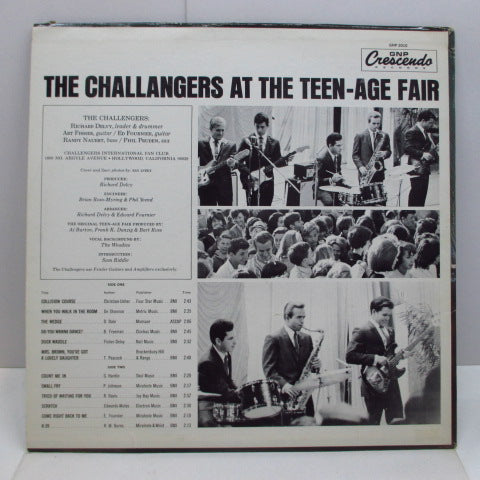 CHALLENGERS - The Challengers At The Teenage Fair (US Promo Mono LP)