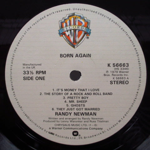 RANDY NEWMAN - Born Again (UK Orig.LP)