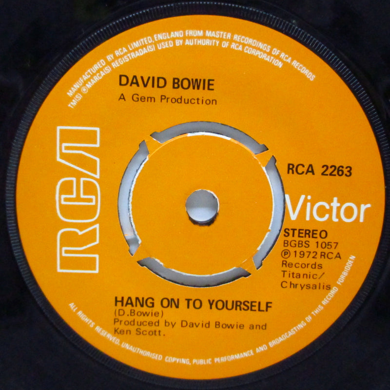 DAVID BOWIE (デヴィッド・ボウイ)  - John, I'm Only Dancing : アコースティック・ヴァージョン (UK オリジナル「ラウンドセンター