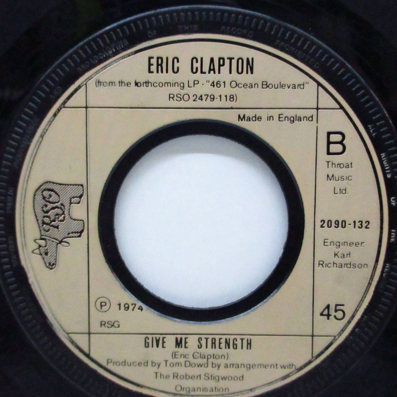 ERIC CLAPTON (エリック・クラプトン)  - I Shot The Sheriff (UK '74 オリジナル「ビッグホールセンター」7" /2090-132)
