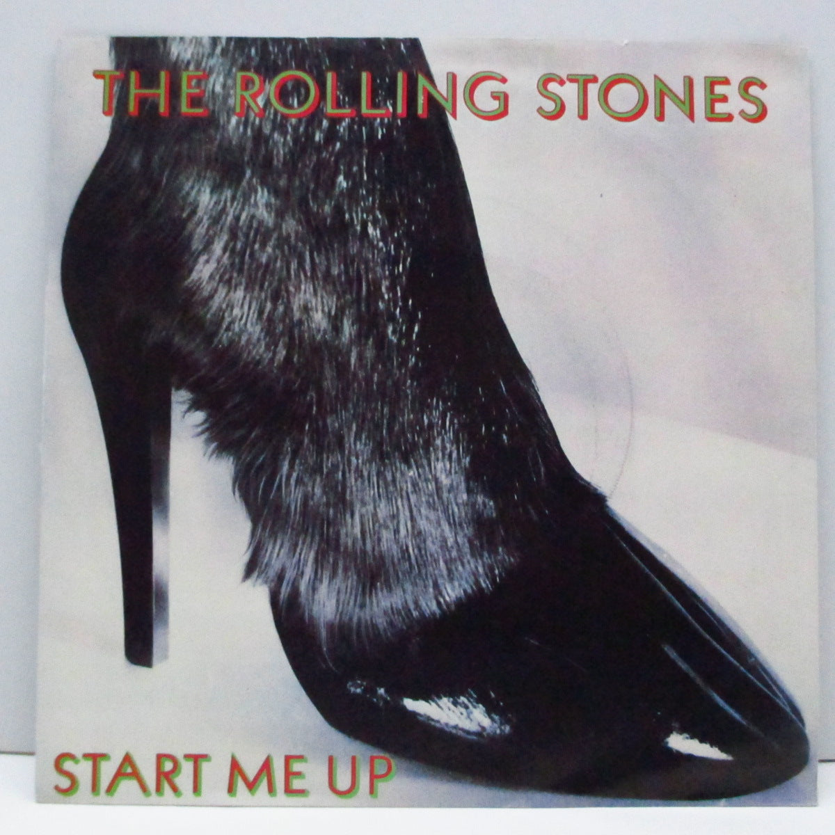 ROLLING STONES (ローリング・ストーンズ)  - Start Me Up (UK オリジナル「ラウンドセンター」7"+マット・ソフト紙折り返しジャケ)