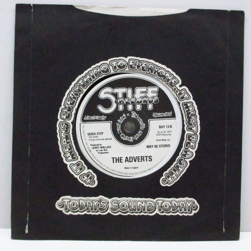 ADVERTS, THE (アドヴァーツ)  - One Chord Wonders (UK '77 Reissue 7"+CS)