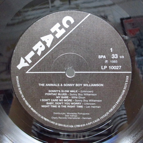 ANIMALS & SONNY BOY WILLIAMSON (アニマルズ & ソニー・ボーイ・ウイリアムソン) - Sonny Boy  Williamson & Animals (Portugal 80's Re LP)