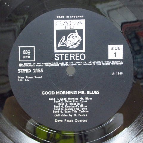 DAVE PEACE QUARTET - Good Morning Mr Blues (UK Orig.Stereo LP/CS)
