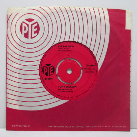 TONY JACKSON and The Vibrations - Watch Your Step (UK Orig.7"+CS)