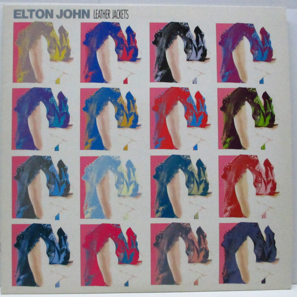 ELTON JOHN (エルトン・ジョン)  - Leather Jackets (UK オリジナル LP+インナー)