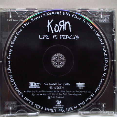KORN (コーン) - LIfe Is Peachy (US オリジナル Enhanced CD)