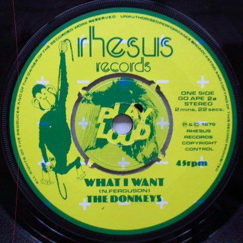 DONKEYS, THE (ザ ・ドンキーズ)  - What I Want (UK Orig.7")