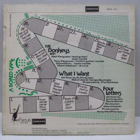 DONKEYS, THE - What I Want (UK '79 Reissue 7"/Dream DM.R 31)