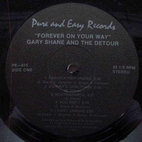 GARY SHANE AND THE DETOUR - Forever On Your Way (US Orig.LP)