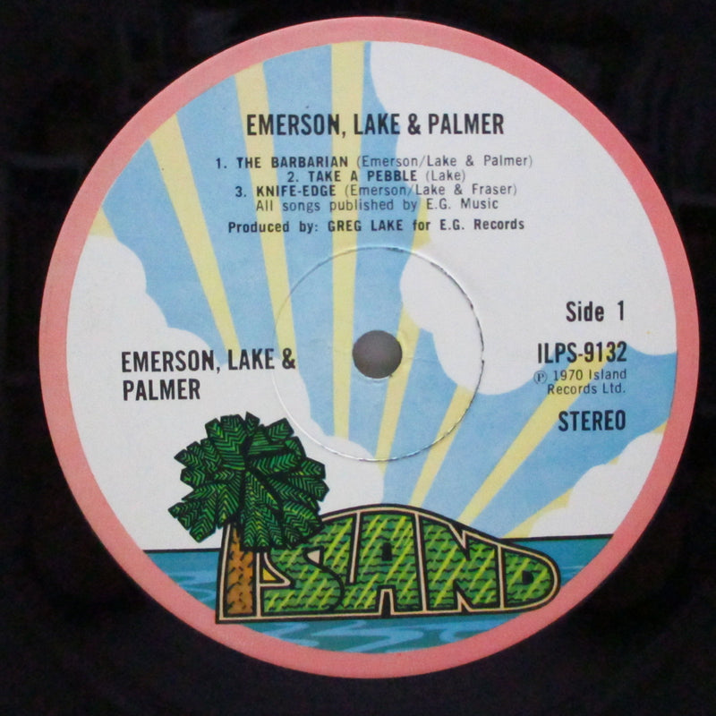 EMERSON, LAKE & PALMER - Emerson, Lake & Palmer (1st) (UK '70 2nd Press LP)
