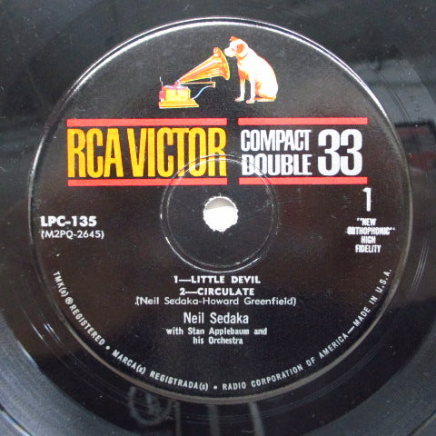 NEIL SEDAKA (ニール・セダカ)  - Little Devil +3 (US Orig.EP)