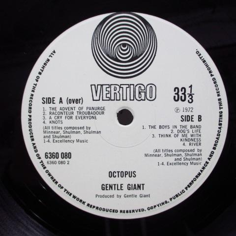 GENTLE GIANT - Octopus (UK Orig.Swirl Labe LP/GS)