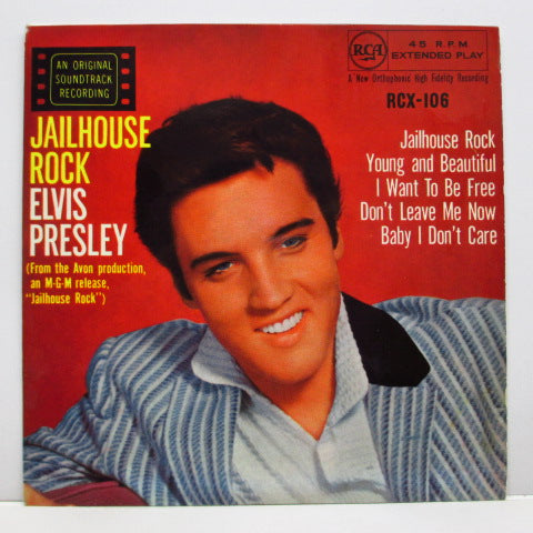 ELVIS PRESLEY - Jailhouse Rock +4 (UK Orig.EP/CFS)