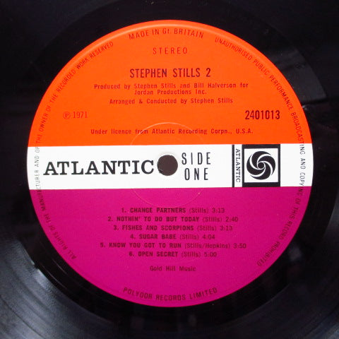 STEPHEN STILLS - Stephen Stills 2 (UK Orig.LP/Textured GS)