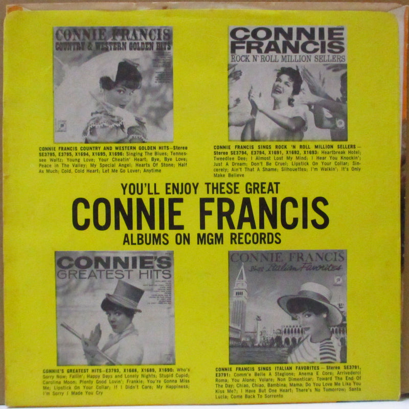 CONNIE FRANCIS (コニー・フランシス)  - Too Many Rules (US Promo 7"+PS)