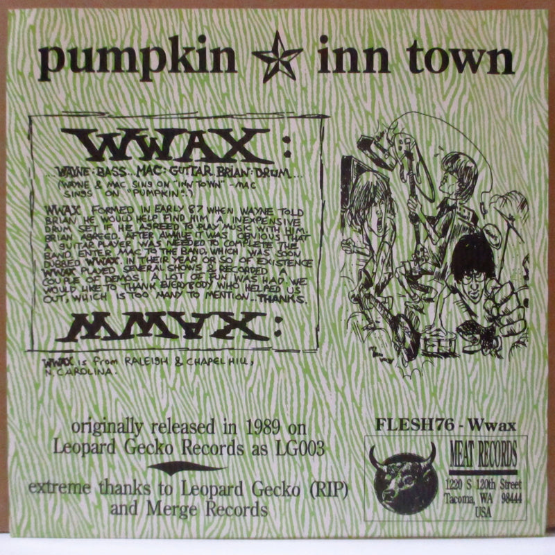 WWAX (ワックス)  - Pumkin (US Reissue 7"/Green PS)