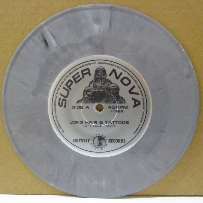 SUPERNOVA (スーパーノヴァ)  - Long Hair & Tattoos (US Limited Grey Marbel Vinyl 7"+Insert/Numbered PS)