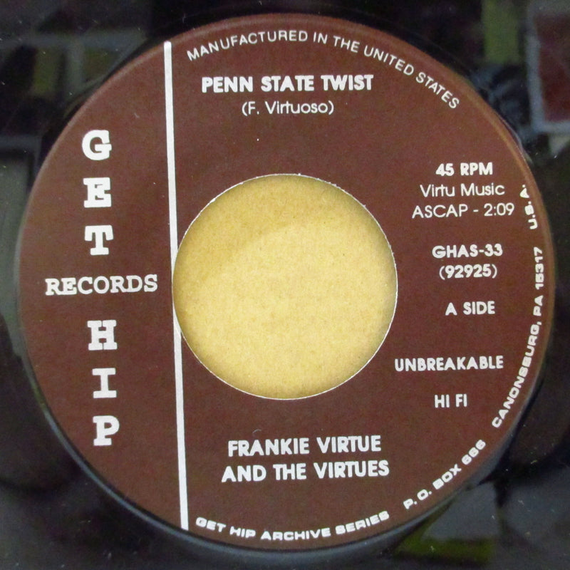 FRANKIE VIRTUE & THE VIRTUES [The Teem-Sters] (フランキー・ヴァーチュー & ザ・ヴァーチューズ)  - Penn State Twist (US Reissue 7"+PS)
