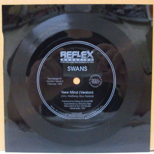 SWANS (スワンズ)  - New Mind - Version (US Orig.1-Sided Shaped Flexi 6")