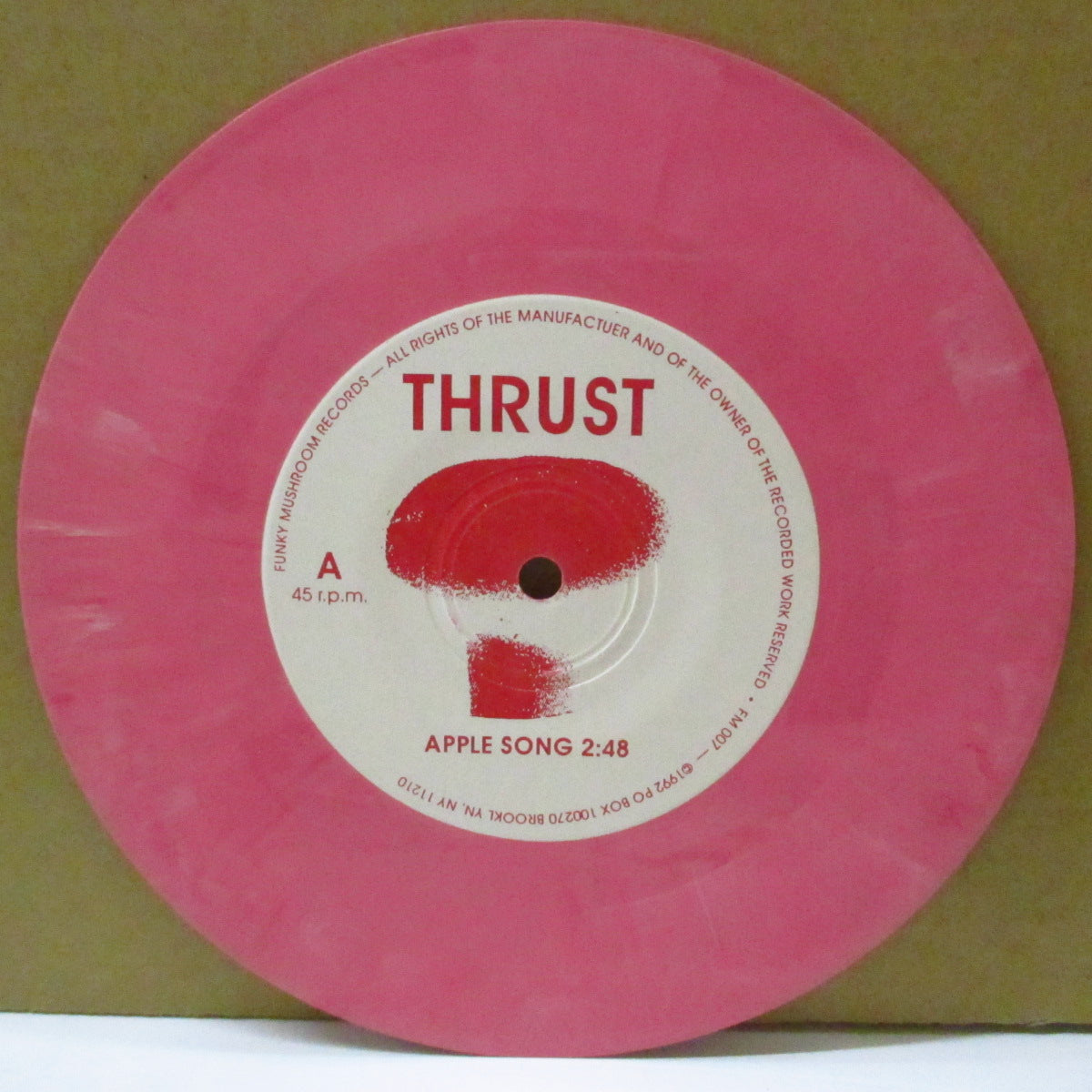 THRUST (スラスト)  - She Who Must Be Obeyed (US Limited Pink Vinyl 7"+Inserts)