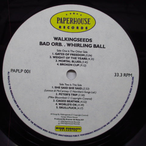 WALKINGSEEDS - Bad Orb Whirling Ball (UK Orig.LP)