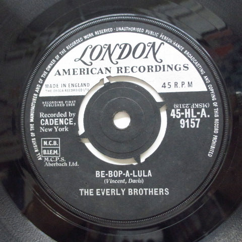 EVERLY BROTHERS - Be-Bop-A-Lula (UK Orig)