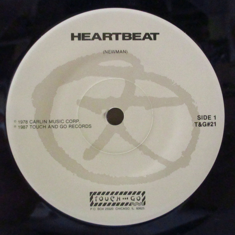 BIG BLACK (ビッグ・ブラック)  - Heartbeat +2 (US '89 再発 7"+マット固紙ジャケ/Touch & Go)