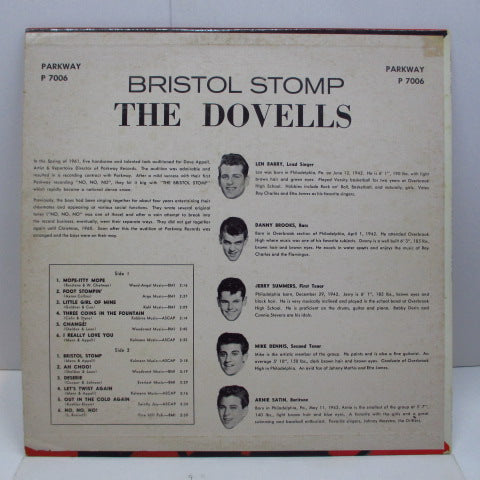 DOVELLS - Bristol Stomp (US 60's Reissue Mono)