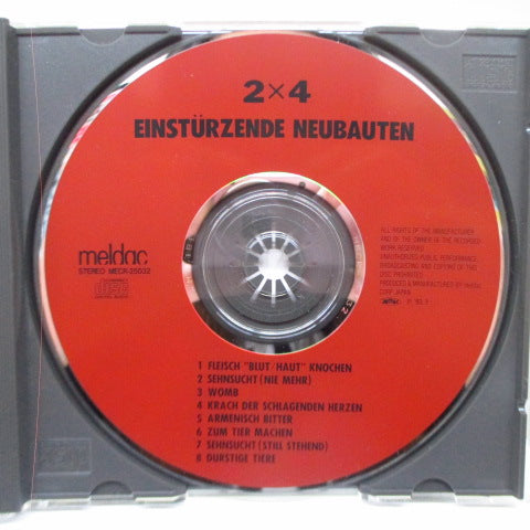 EINSTURZENDE NEUBAUTEN (アインシュテュルツェンデ・ノイバウテン) - 2x4 (Japan '93 再発 CD)