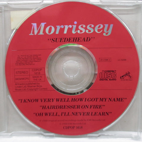 MORRISSEY (モリッシー)  - Suedehead (UK オリジナル CD)