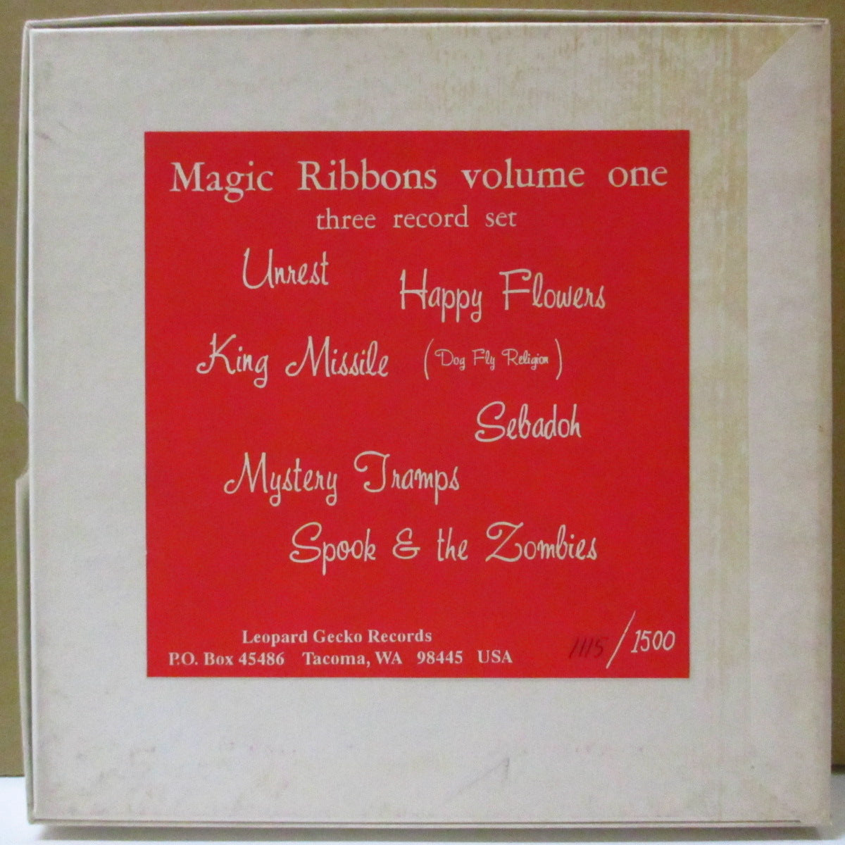 V.A. - Magic Ribbons Volume One (US Orig.3x7" Numbered Box Set+Inserts,Poster)