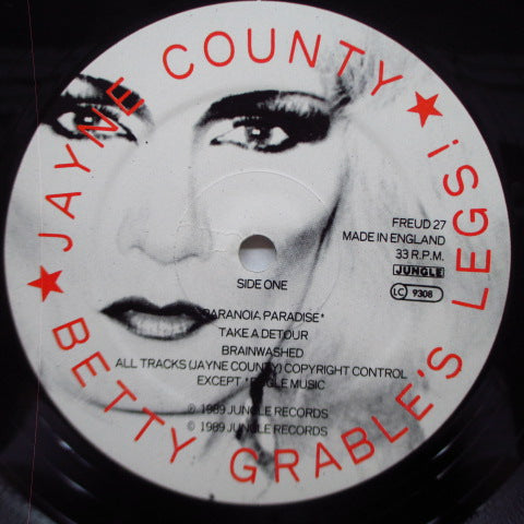 JAYNE COUNTY (ジェイン・カウンティ) - Betty, Grabel's Legs! (UK Orig.MLP)