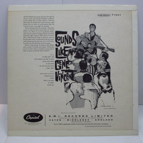 GENE VINCENT (ジーン・ヴィンセント) - Sounds Like (UK 初回オリジナル・モノラル LP/CFS)