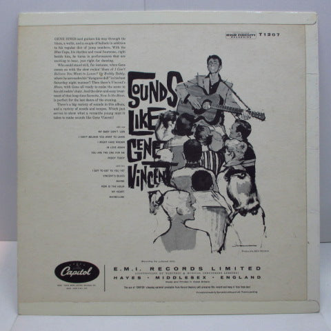 GENE VINCENT (ジーン・ヴィンセント) - Sounds Like (UK Orig.Mono LP/CFS)
