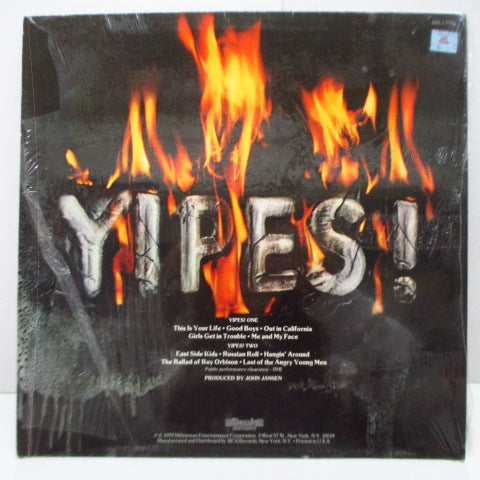 YIPES! (ヤイプス)- S.T. (US オリジナル LP+インナー)
