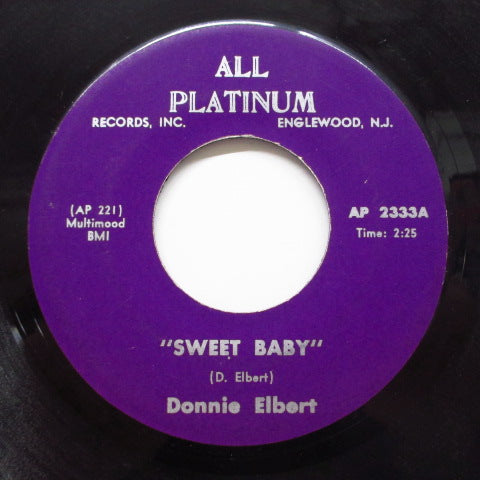 DONNIE ELBERT - Sweet Baby (Orig)