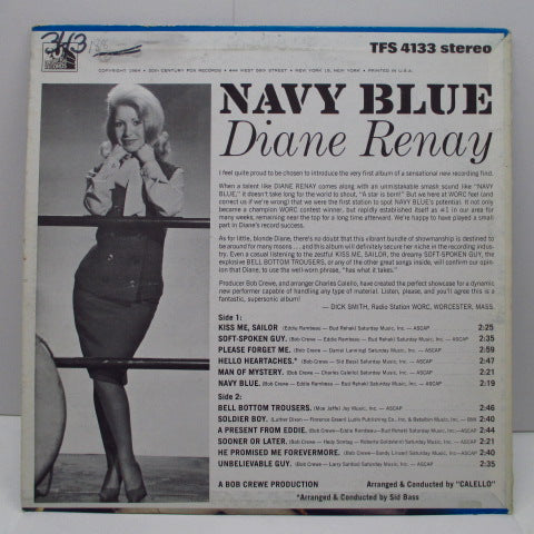 DIANE RENAY - Navy Blue (US オリジナル・ステレオ LP)