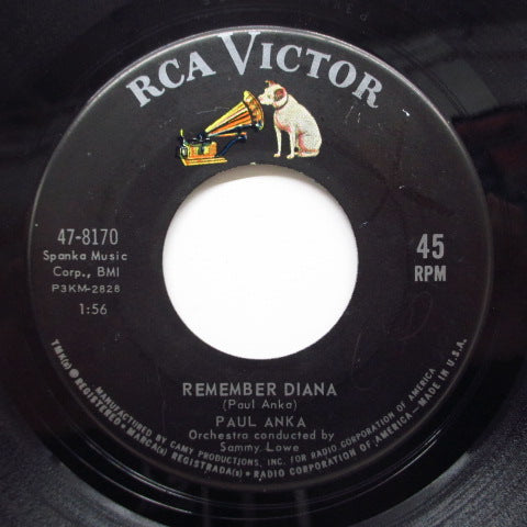 PAUL ANKA - Remember Diana (Orig)