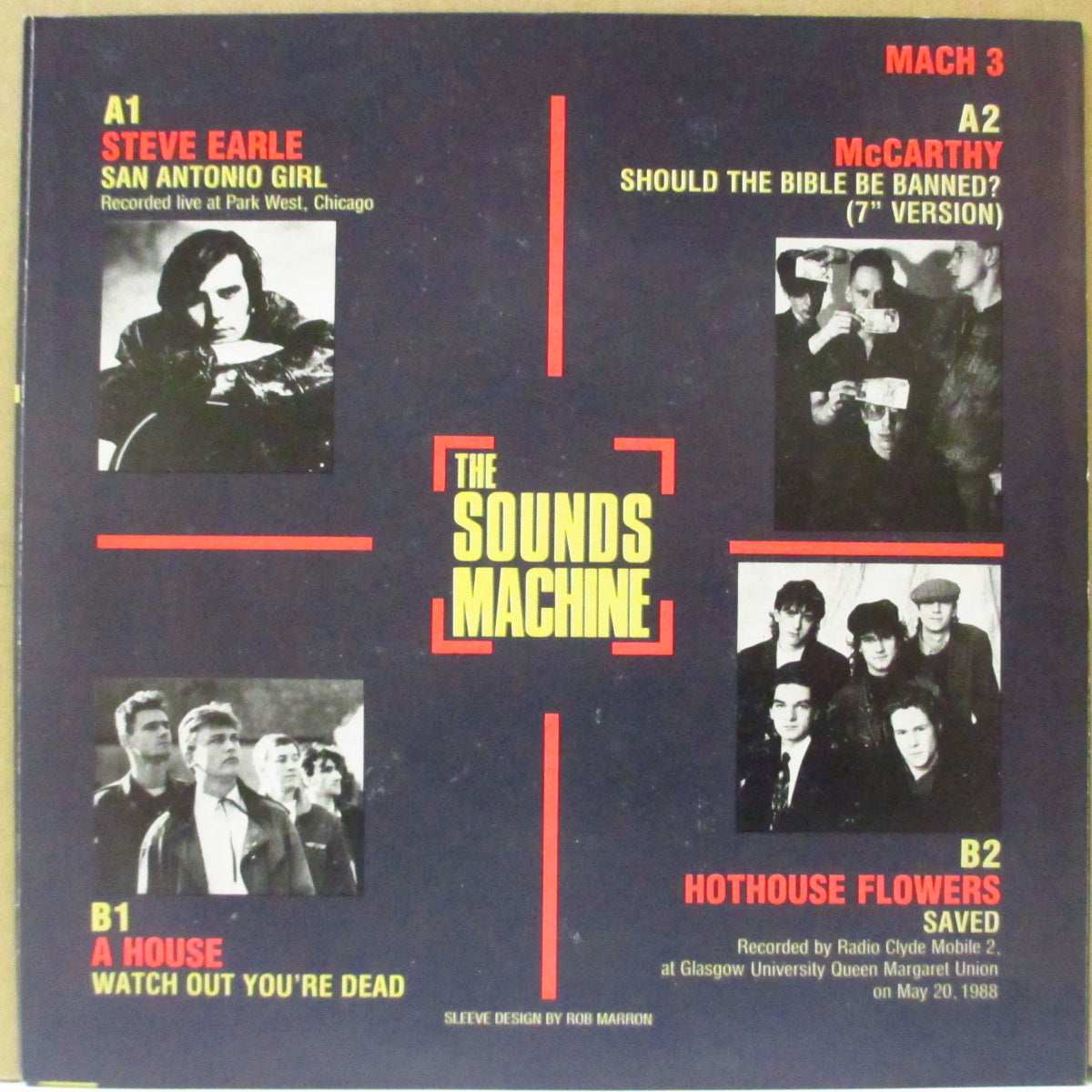 V.A. (80's US・オルタナ/ヘヴィメタル・コンピ) - The Sounds Mahine EP 3 (UK Orig.7")