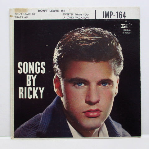 RICKY NELSON (RICK NELSON) - Songs By Ricky (US Orig.EP)