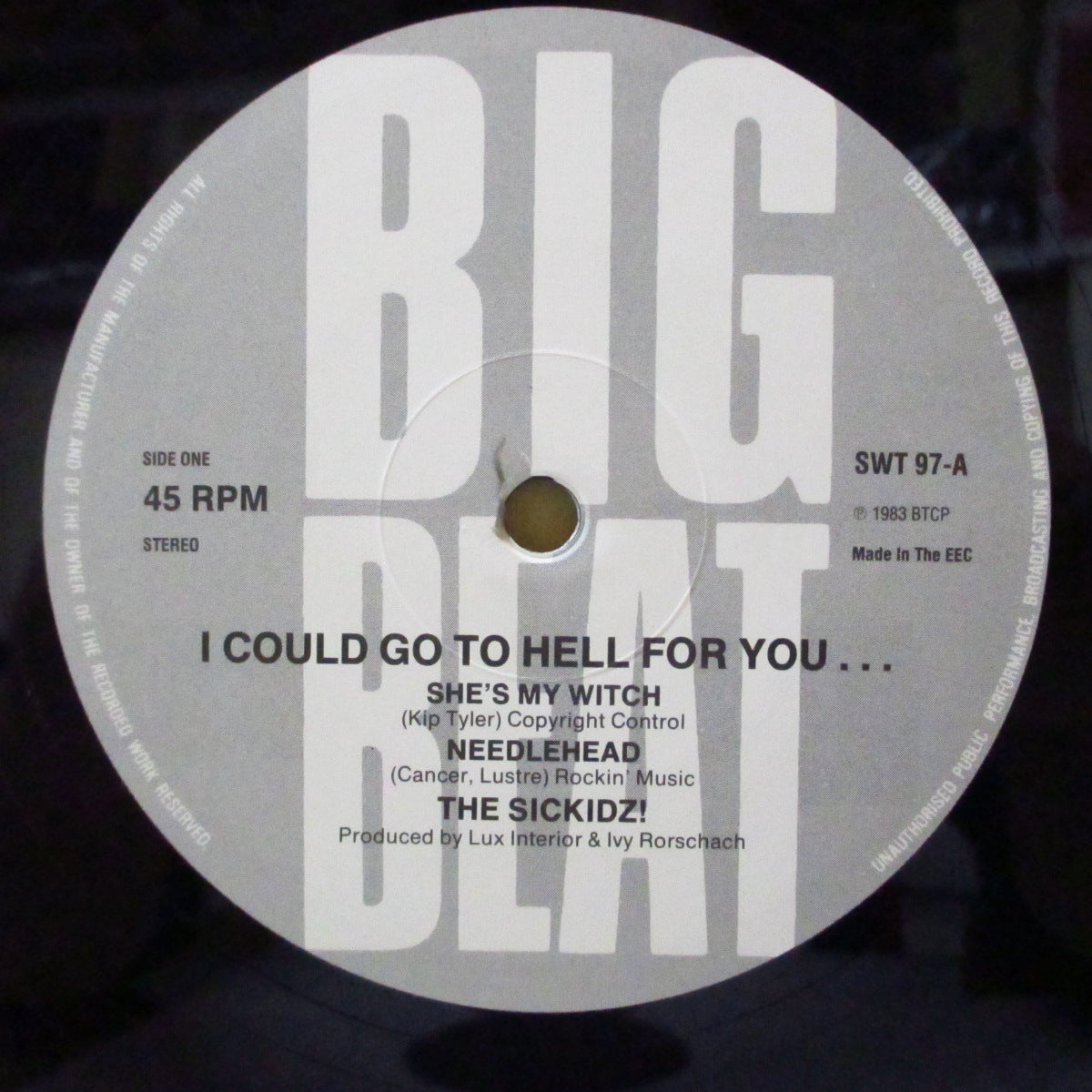 SICKIDZ! (シッキッズ)  - I Could Go To Hell For You... (UK Orig.12")